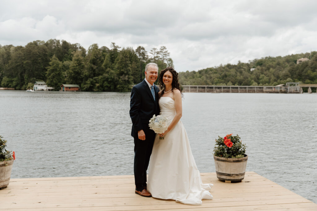 Lakemont Georgia, Lake Rabun Pavilion Wedding
